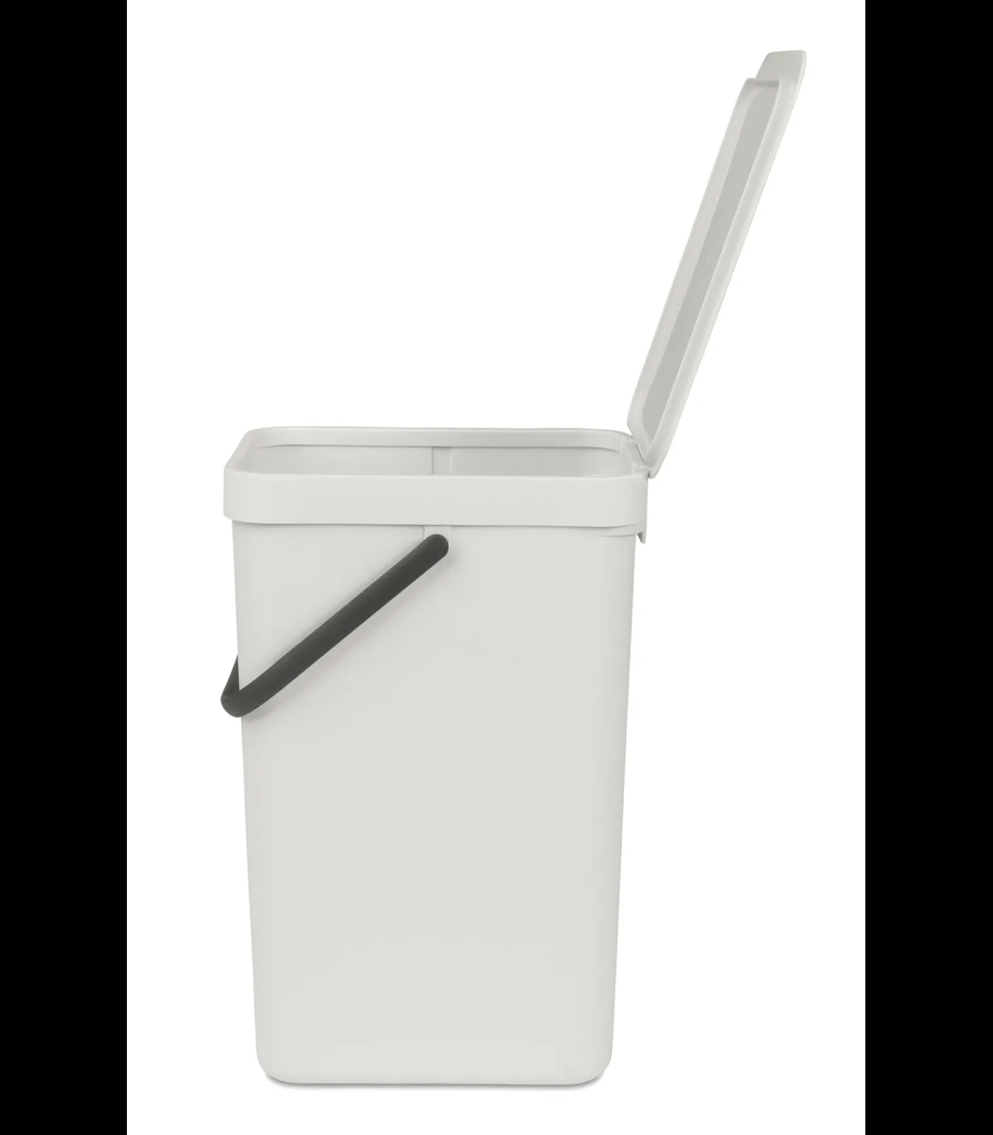 Clearance Sort & Go afvalemmer, 16 liter - Light Grey Manden En Bakken