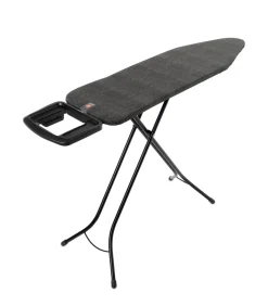 Sale Strijkplank B, 124x38 cm, solide strijkerhouder - Denim Black Wassen & Strijken