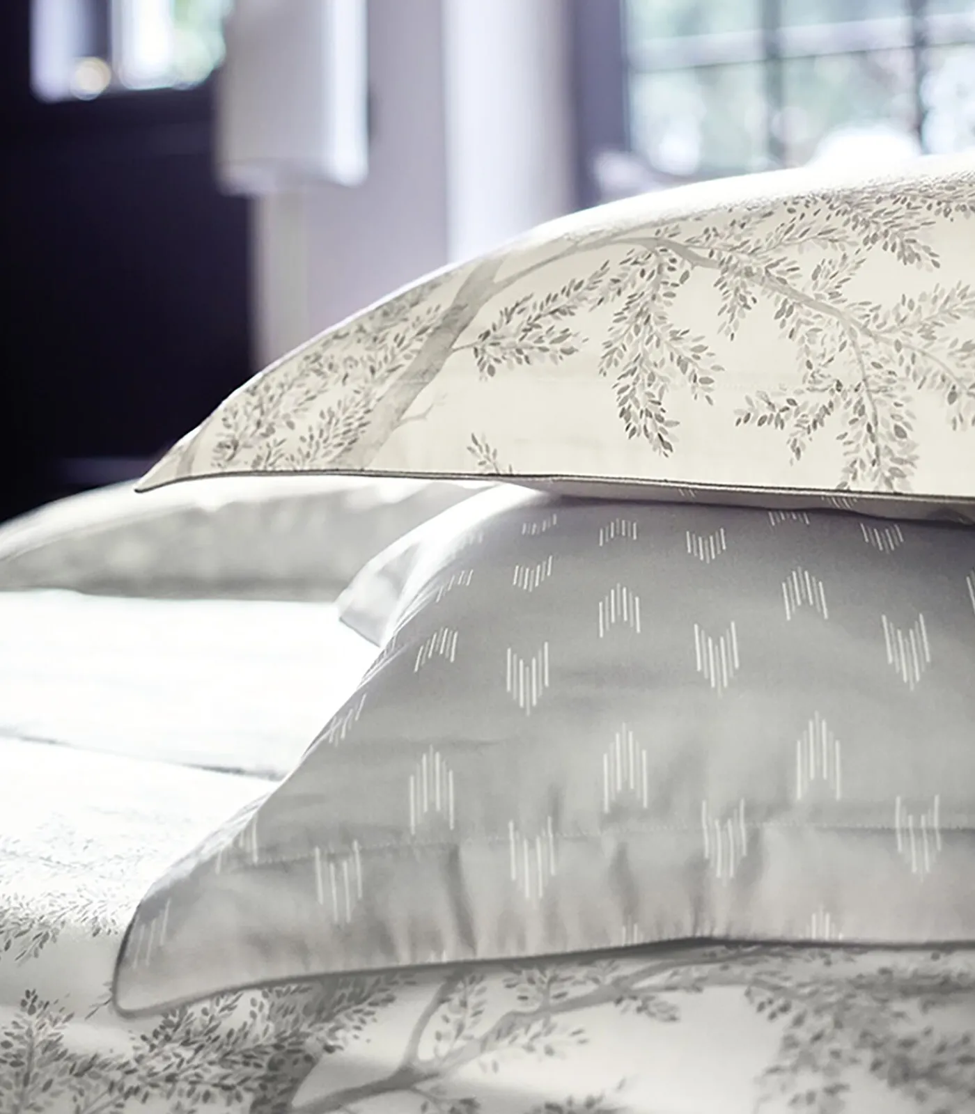 Hot BROCELIANDE Brume - Laken Jacquard katoen Lakens