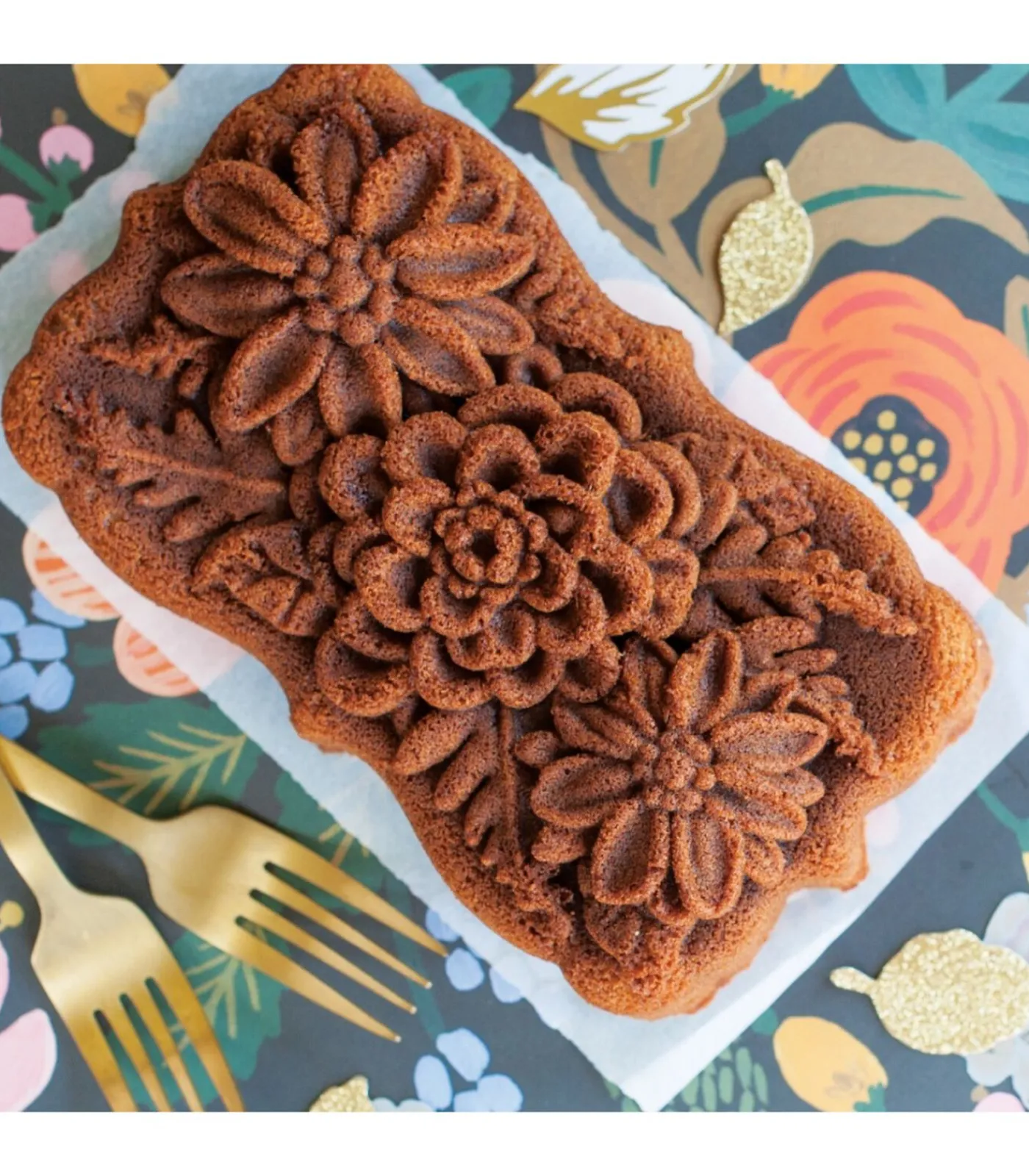 Hot Broodbakvorm Wildflower Loaf Pan Koper 24 x 15 cm / 1.4 liter Bakken