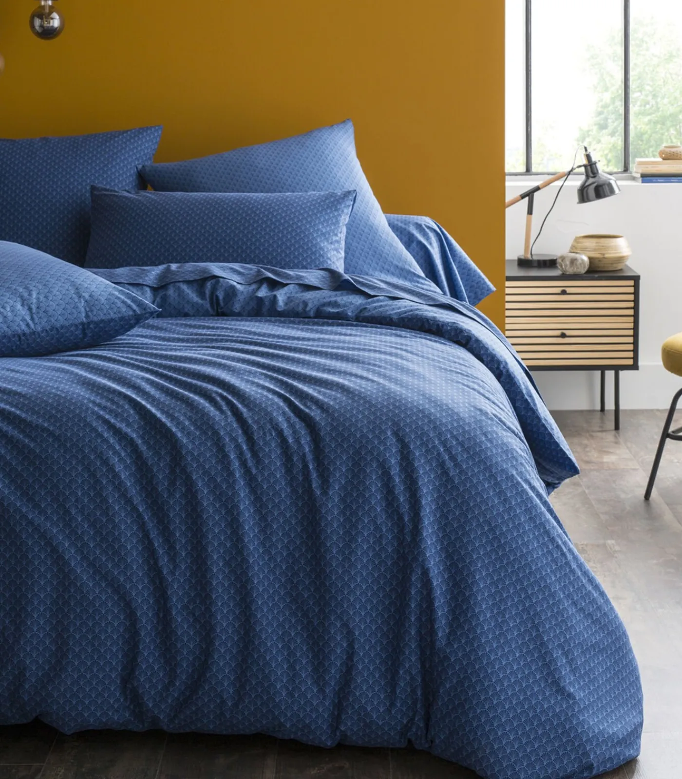 Best Camille Marine - Bamboe Kussensloop 63x63cm Kussenslopen