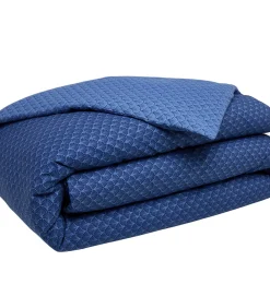 Best Camille Marine - Dekbedovertrek in Bamboe 200x200cm Dekbedovertrekken