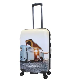 Hot Camper Bus Reiskoffer 67cm (M) 8 wielen Trolleys