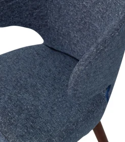 Sale Cape Eetkamerstoelen - Stof - Blauw - Set van 6 Stoelen