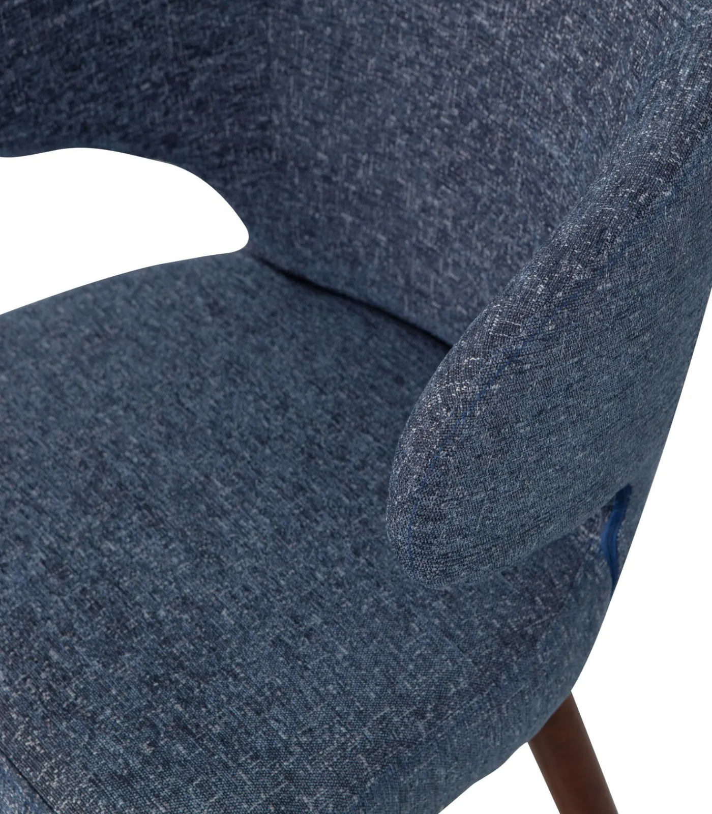 Sale Cape Eetkamerstoelen - Stof - Blauw - Set van 6 Stoelen