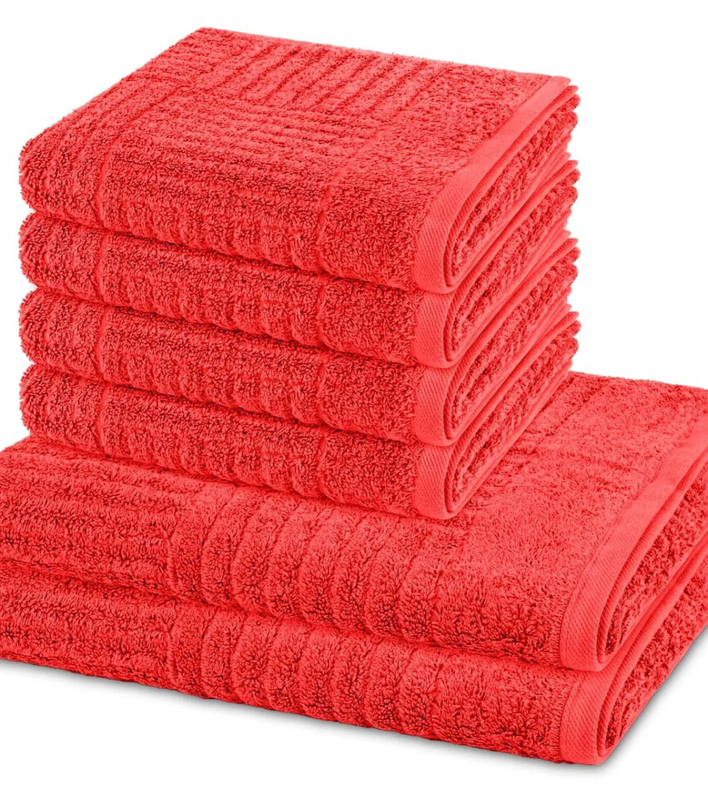 New Carre - 6-delige handdoeken set Badset