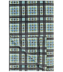 Online Chennai Azure - Gewatteerde deken met print Bedspreien