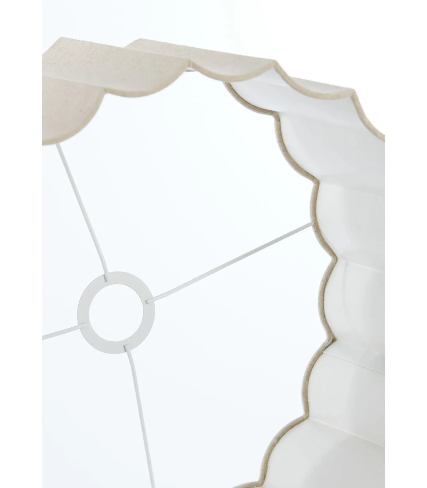 New Cilinder lampenkap Disli - Crème - Ø40cm Lampenkappen