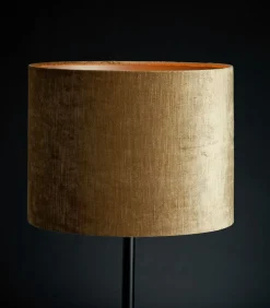 Discount Cilinder Lampenkap Gemstone - Brons - Ø30x21cm Lampenkappen