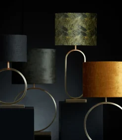 Cilinder Lampenkap Gemstone - Goud - Ø30x21cm Lampenkappen