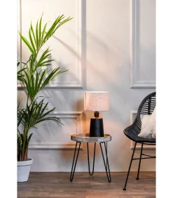 Outlet Cilinder Lampenkap Livigno - Naturel - Ø25cm Lampenkappen