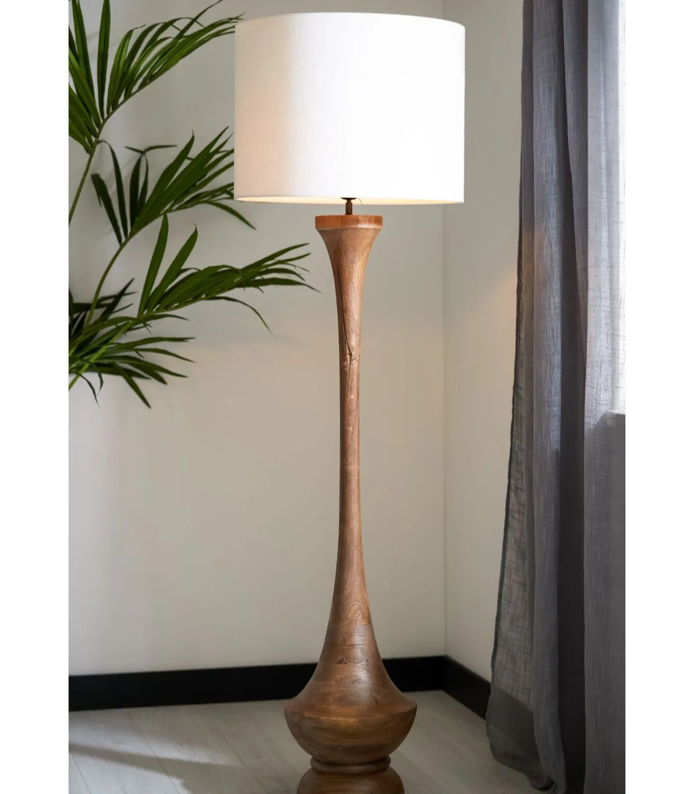 Hot Cilinder lampenkap Livigno - Wit - Ø50x38cm Lampenkappen