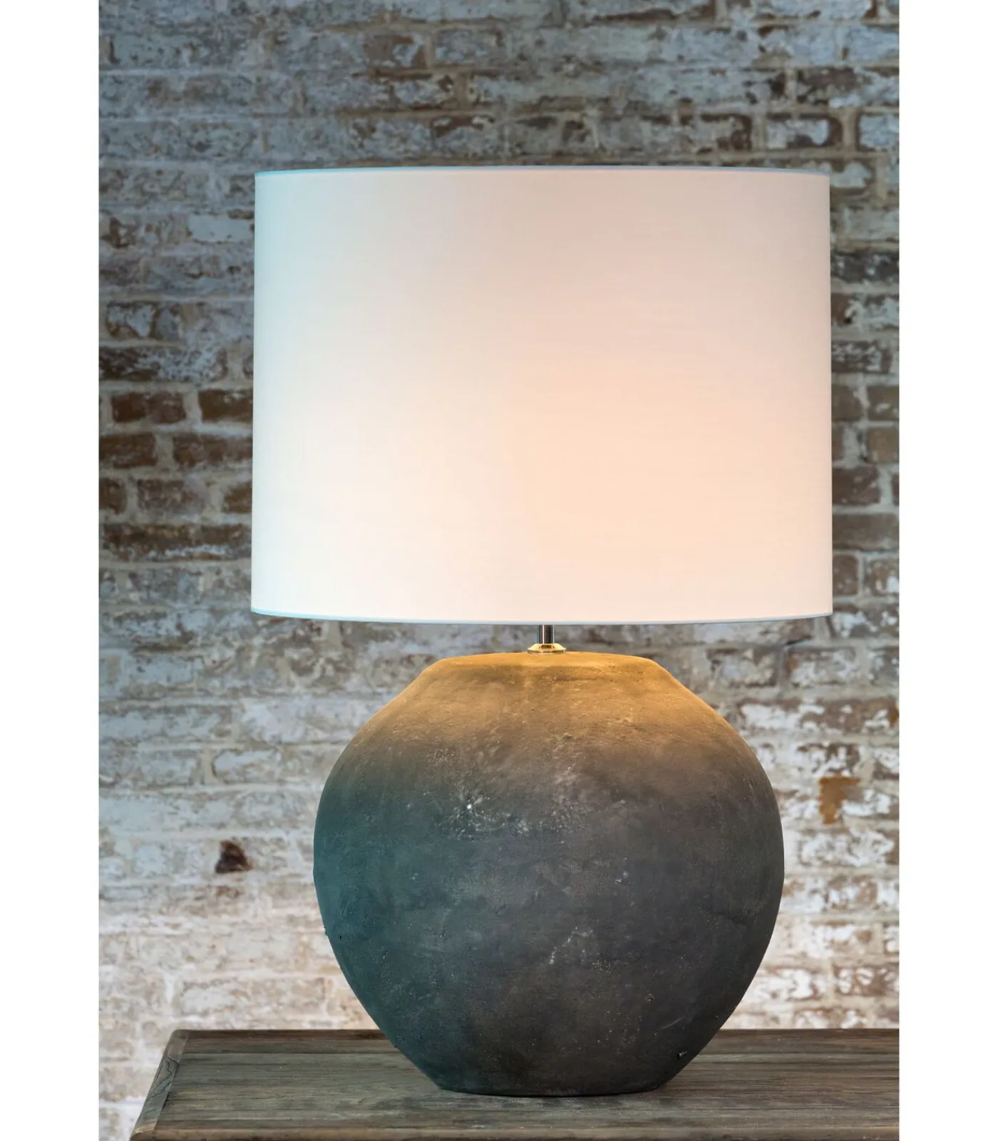 Hot Cilinder lampenkap Polycotton - Wit - Ø50x38cm Lampenkappen