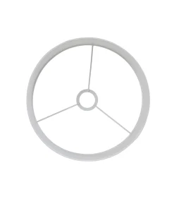 Best Cilinder Lampenkap Polycotton - Wit - Ø30x21cm Lampenkappen