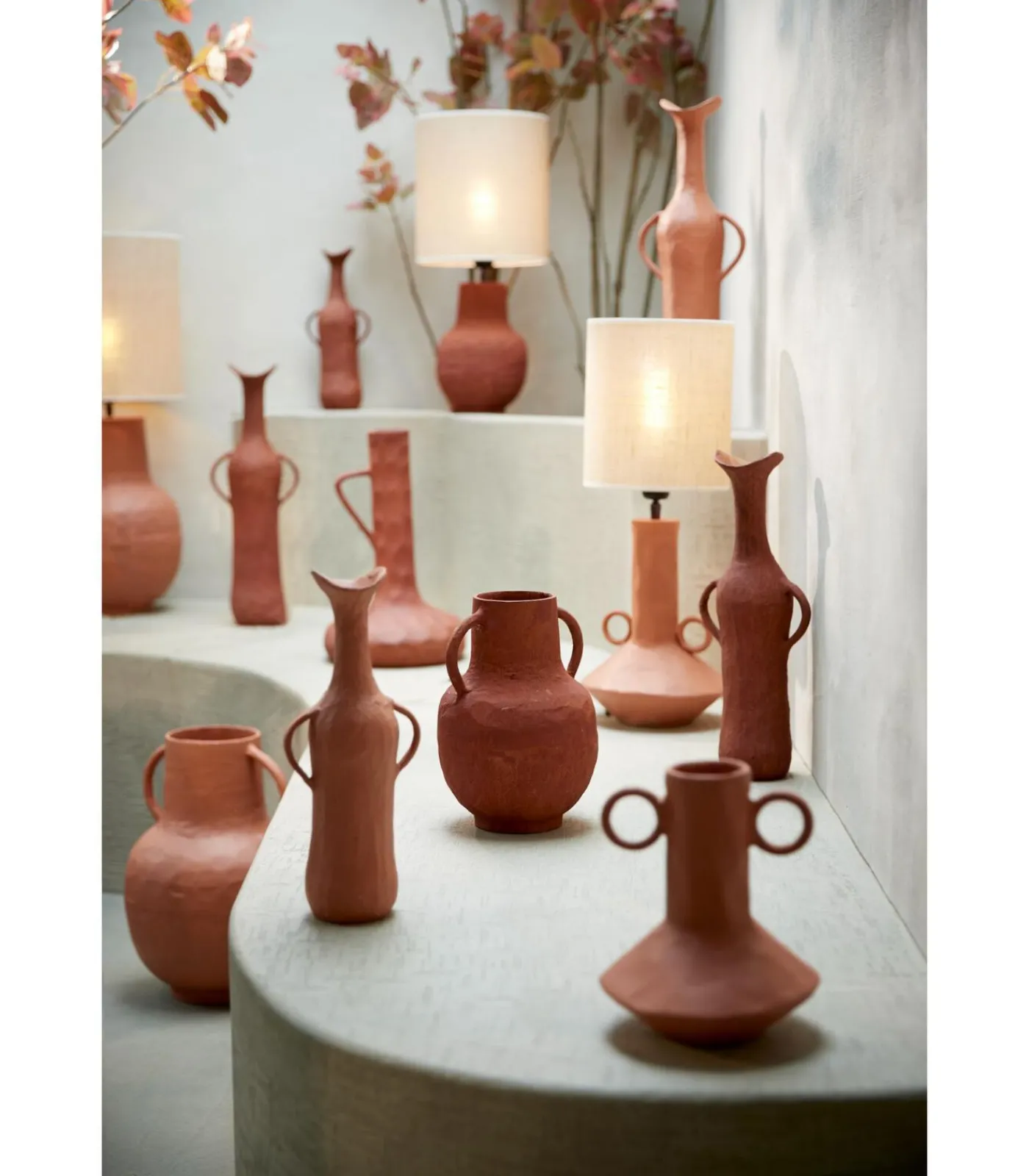 Discount Cilinder lampenkap Sendai - Zand - Ø30x32cm Lampenkappen