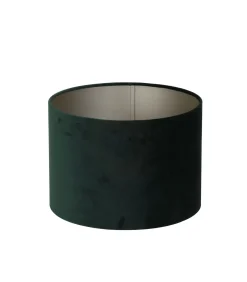 Best Cilinder Lampenkap Velours - Dutch Green - Ø30x21cm Lampenkappen