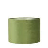 Sale Cilinder Lampenkap Velours - Olive Green - Ø30x21cm Lampenkappen