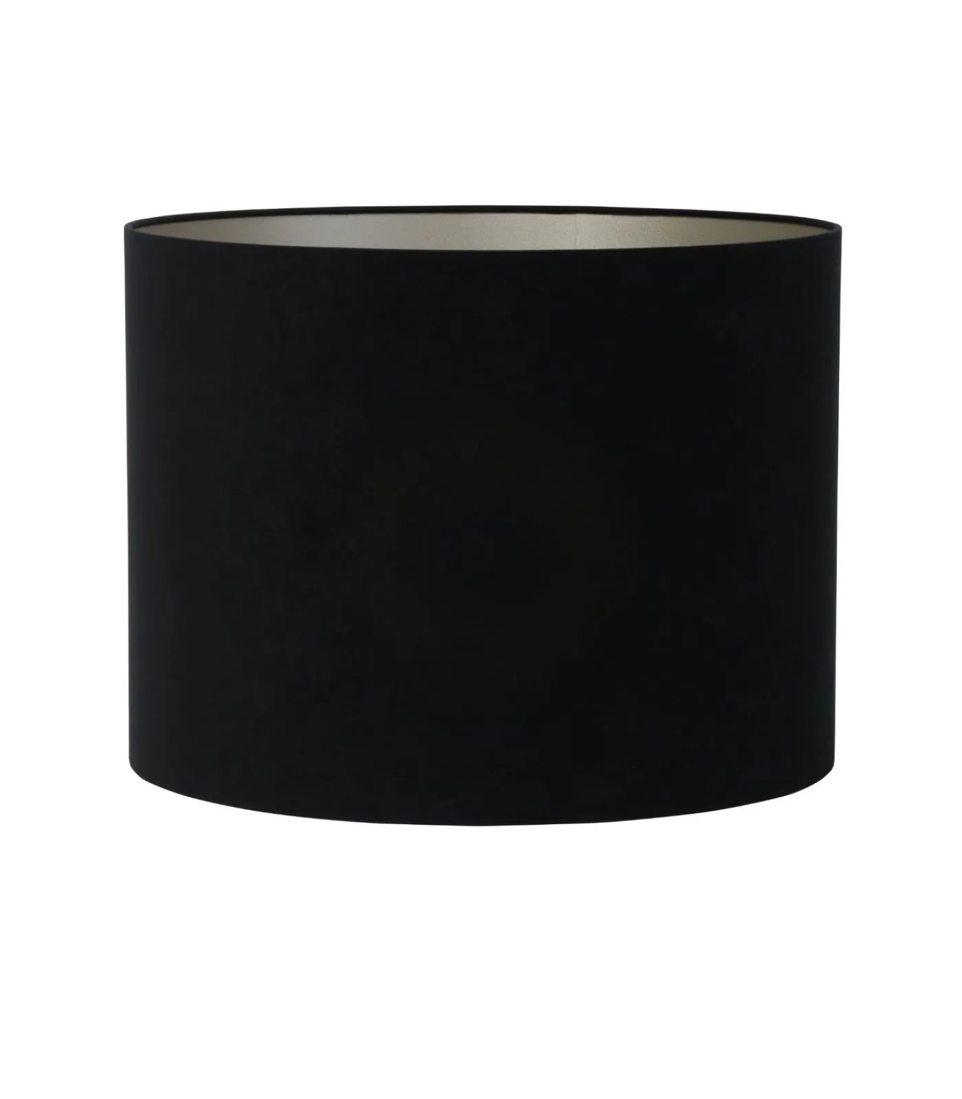 New Cilinder Lampenkap Velours - Zwart - Ø40x30cm Lampenkappen