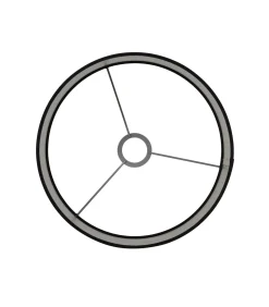 New Cilinder Lampenkap Velours - Zwart - Ø40x30cm Lampenkappen