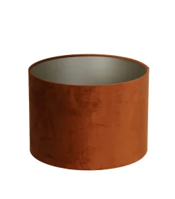 Cilinder Lampenkap Velours - Terra - Ø30x21cm Lampenkappen