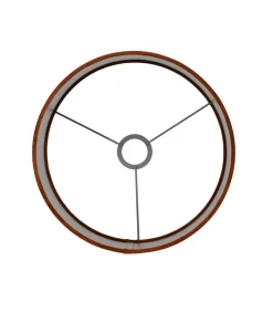 Cilinder Lampenkap Velours - Terra - Ø30x21cm Lampenkappen