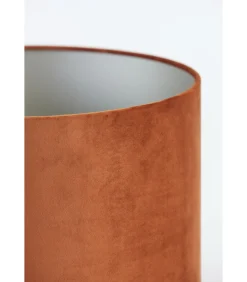 Cilinder Lampenkap Velours - Terra - Ø30x21cm Lampenkappen