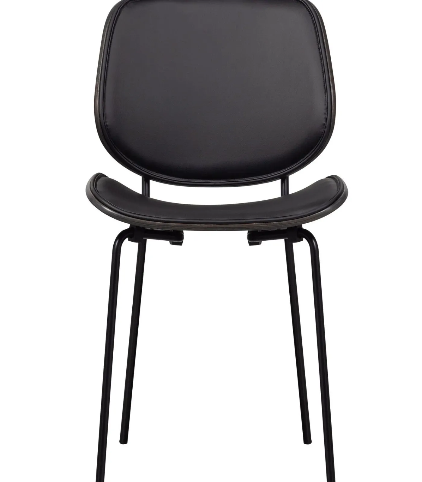 Online Classic Eetkamerstoelen - Hout - Zwart/Walnoot - Set van 6 Stoelen