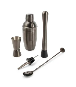 Clearance Cocktailset 7-delig zwart Bar Glazen & Karaffen