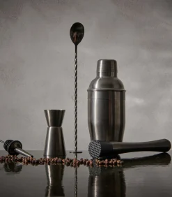 Clearance Cocktailset 7-delig zwart Bar Glazen & Karaffen