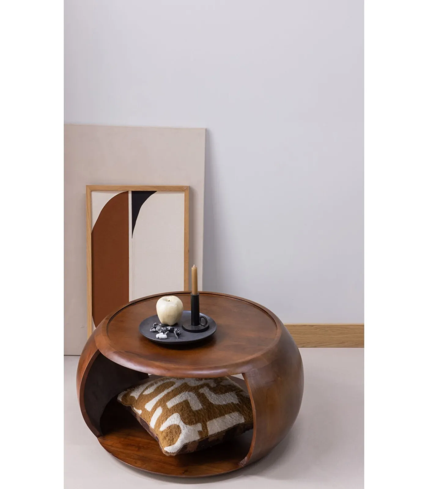 Online Cole Salontafel - Mango Hout - Bruin - 36x72x72 Tafels