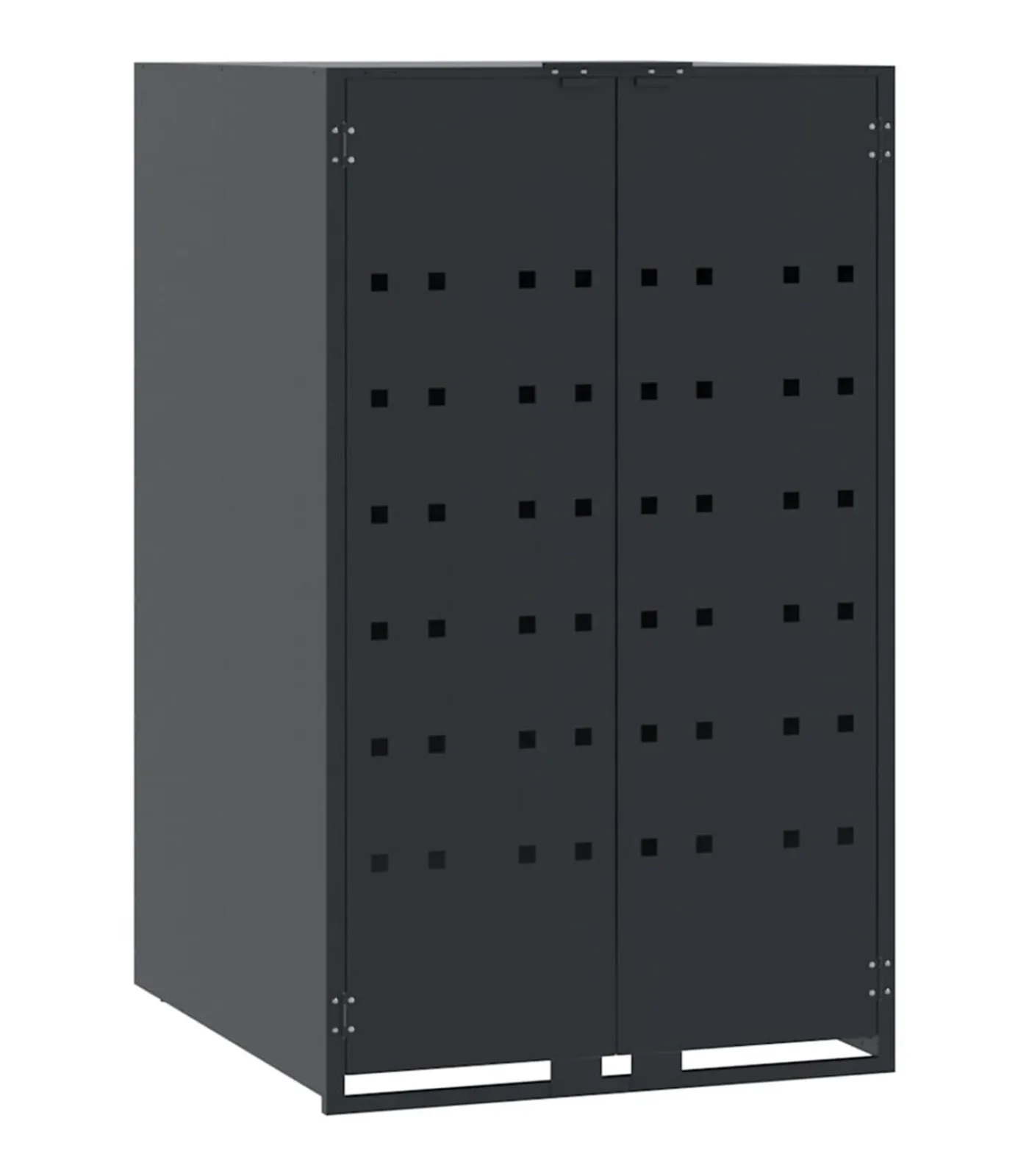 Online Containerberging 3 containers 207x79x117 cm staal antraciet Manden En Bakken