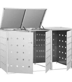 Containerberging driedubbel 240 L roestvrij staal Manden En Bakken