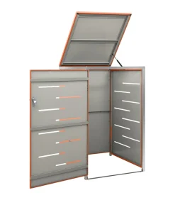 Hot Containerberging enkel 69x77,5x112,5 cm roestvrij staal Manden En Bakken