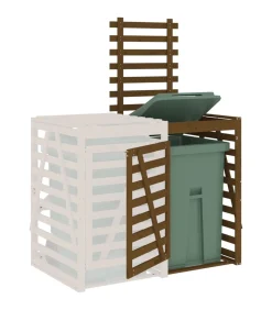 Outlet Containerberging verlengstuk massief grenenhout honingbruin Manden En Bakken