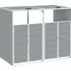 Outlet Containerberging voor 2 containers 144x81x113 cm staal grijs Manden En Bakken
