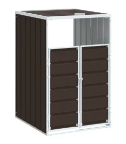 Best Containerberging voor 1 container 72x81x115 cm staal bruin Manden En Bakken