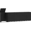 New Containerberging voor 6 containers 414x79x117 cm staal zwart Manden En Bakken
