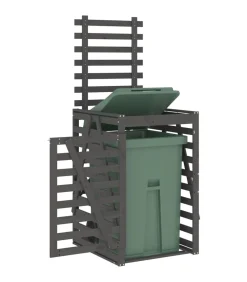 Outlet Containerberging 84x90x128,5 cm massief grenenhout grijs Manden En Bakken