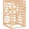 New Containerberging 84x90x128,5 cm massief grenenhout Manden En Bakken