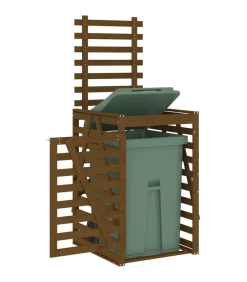 Containerberging 84x90x128,5 cm massief grenenhout honingbruin Manden En Bakken