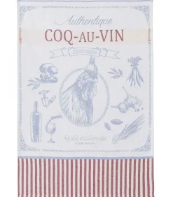 Clearance COQ AU VIN - Tafellinnen Theedoek Keuken- & Tafellinnen