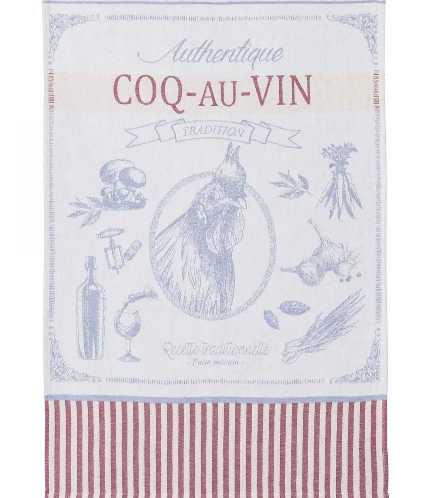 Clearance COQ AU VIN - Tafellinnen Theedoek Keuken- & Tafellinnen