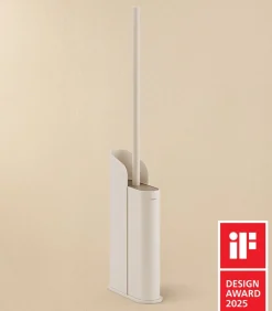 Online Platte Toiletborstelhouder Mat Wit Toiletaccessoires