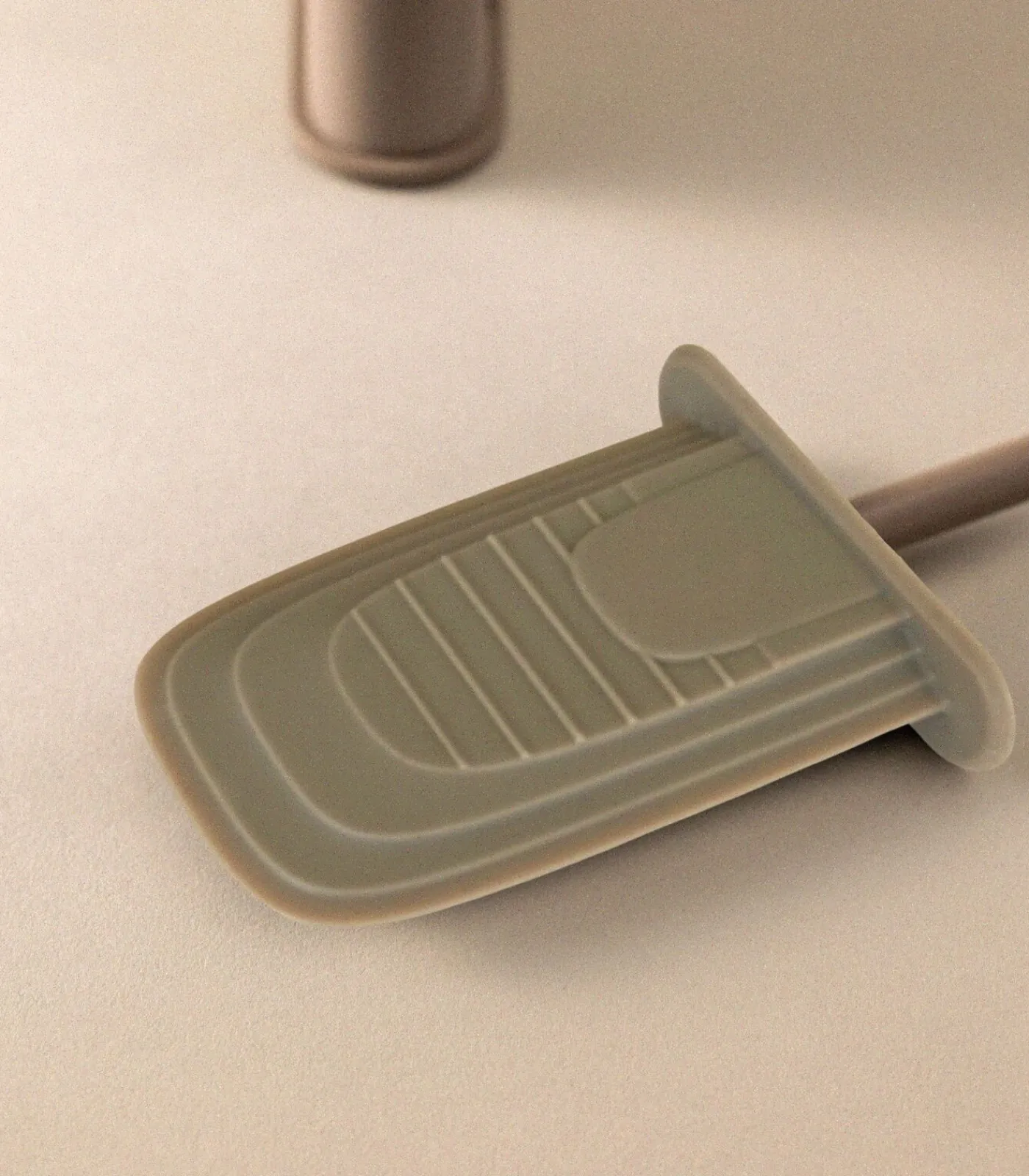 Clearance toiletborstelhouder chroom Flat Silicon Toiletaccessoires