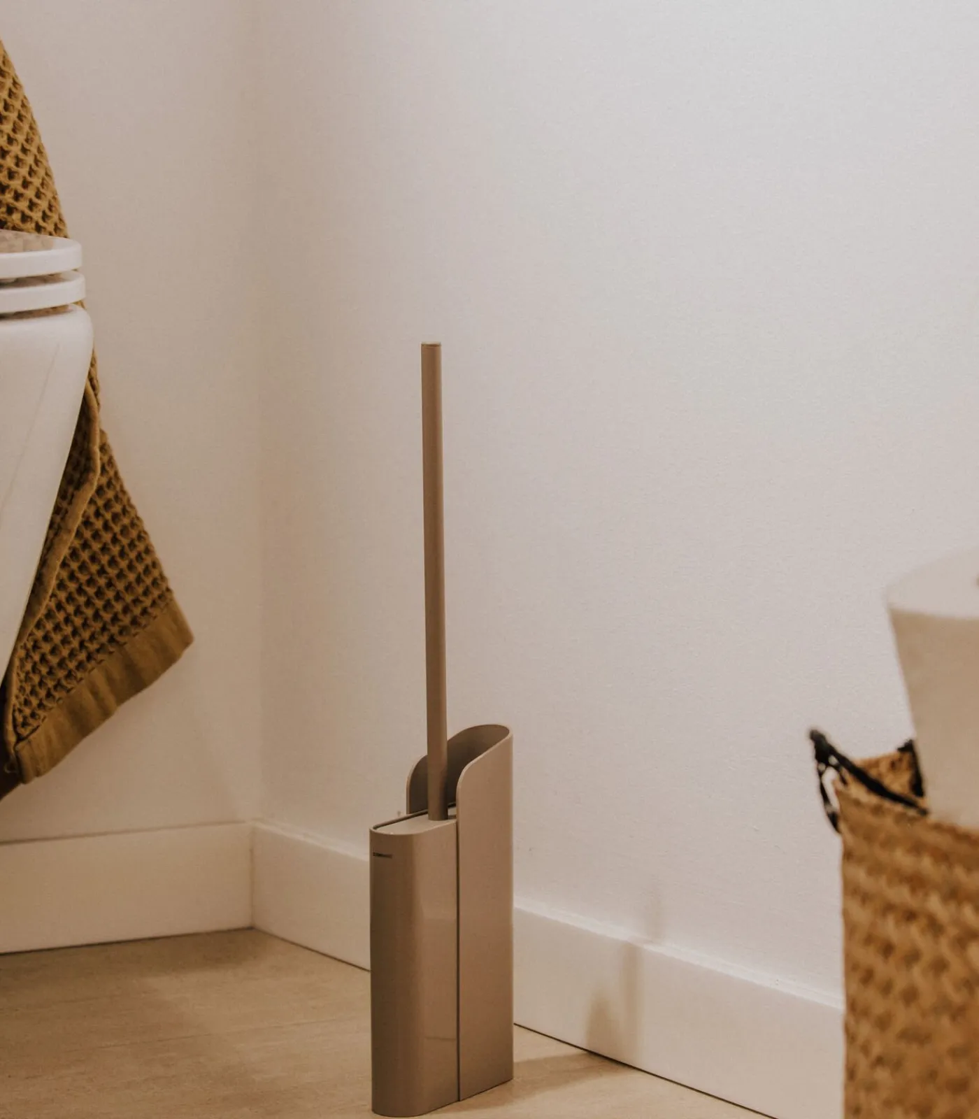 Sale toiletborstelhouder chroom Flat Silicon Toiletaccessoires