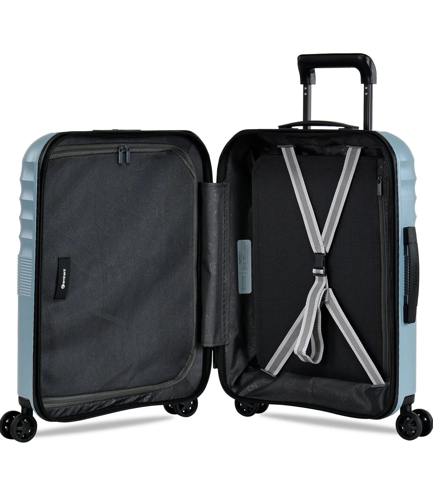 Dandelion Handbagage Koffer 4 Wielen Blauwe Trolleys