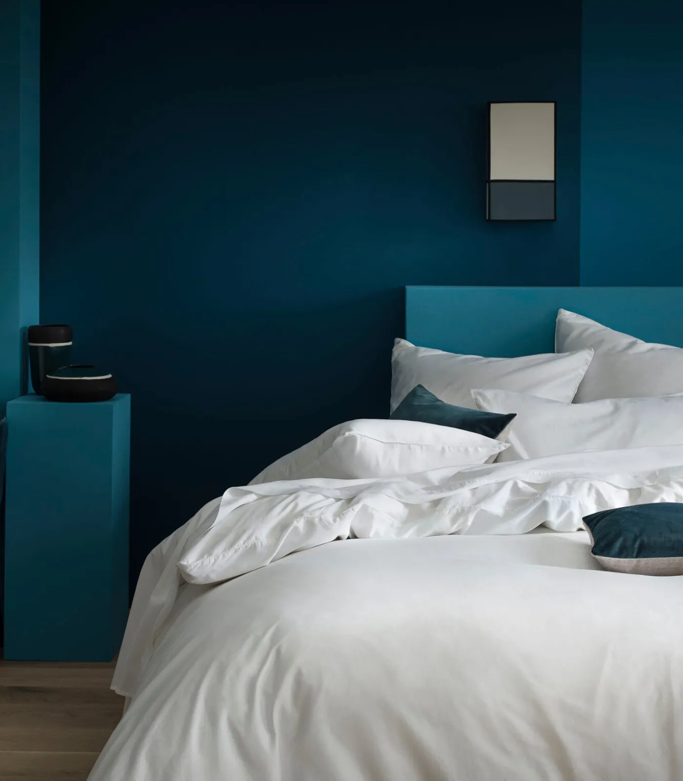 Dekbedovertrek in gewassen satijn - NUIT SATINEE Dekbedovertrekken