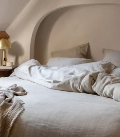 Clearance Dekbedovertrek van gewassen hennep, ONTSPANNING HENNEP Dekbedovertrekken