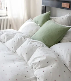 Dekbedovertrek van katoenen mousseline, DUIZEND EN EEN BLADEREN Dekbedovertrekken