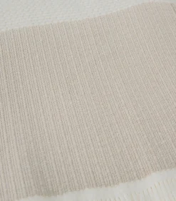 Online Deken 2 personen Corda 200x220 cm Crème Bedspreien